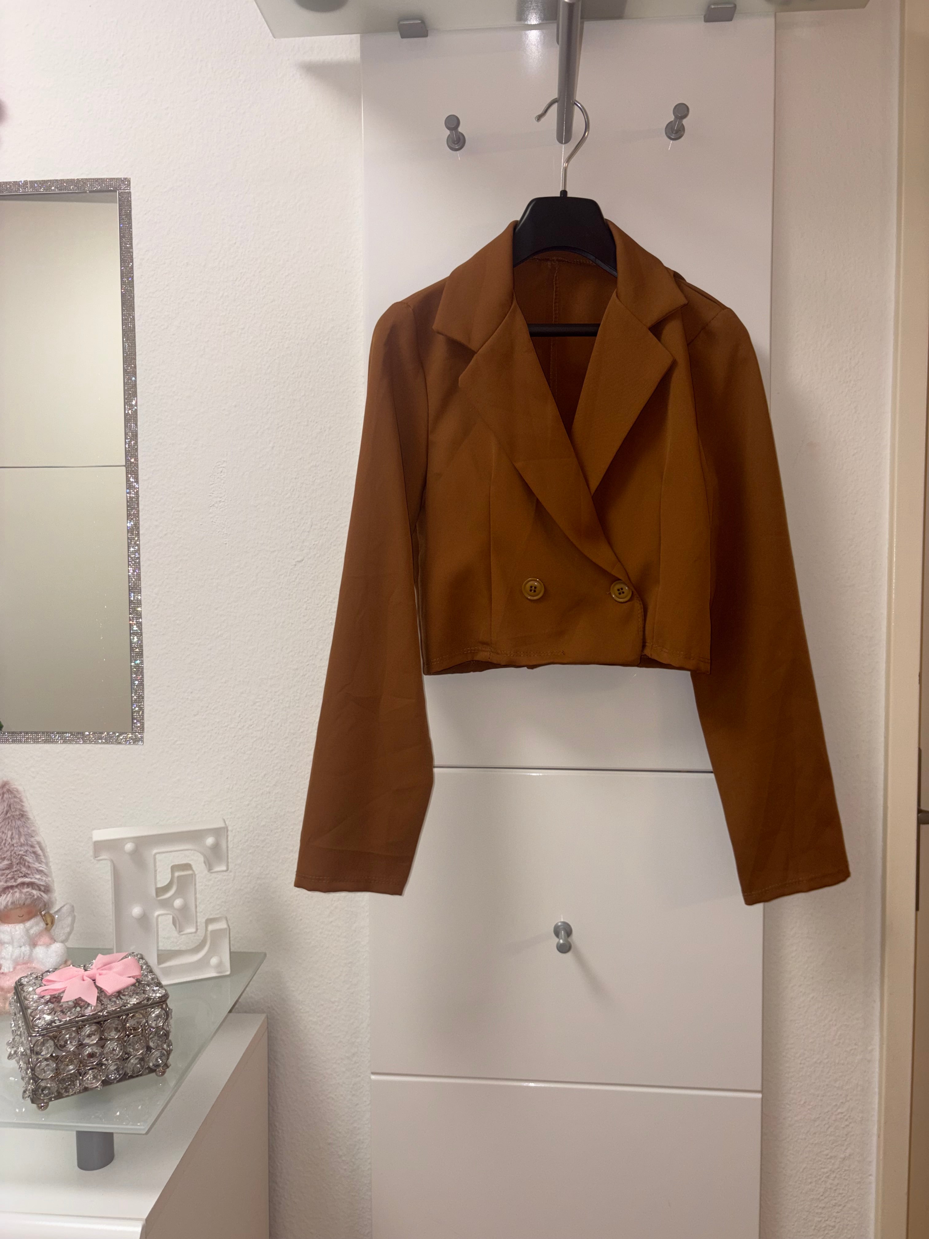 Blazer crop🤎